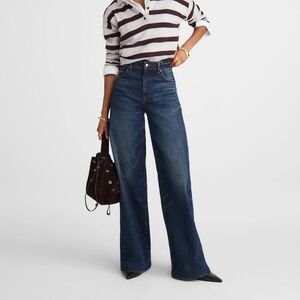 NWT Madewell Superwide-Leg Jeans Size Petite 29